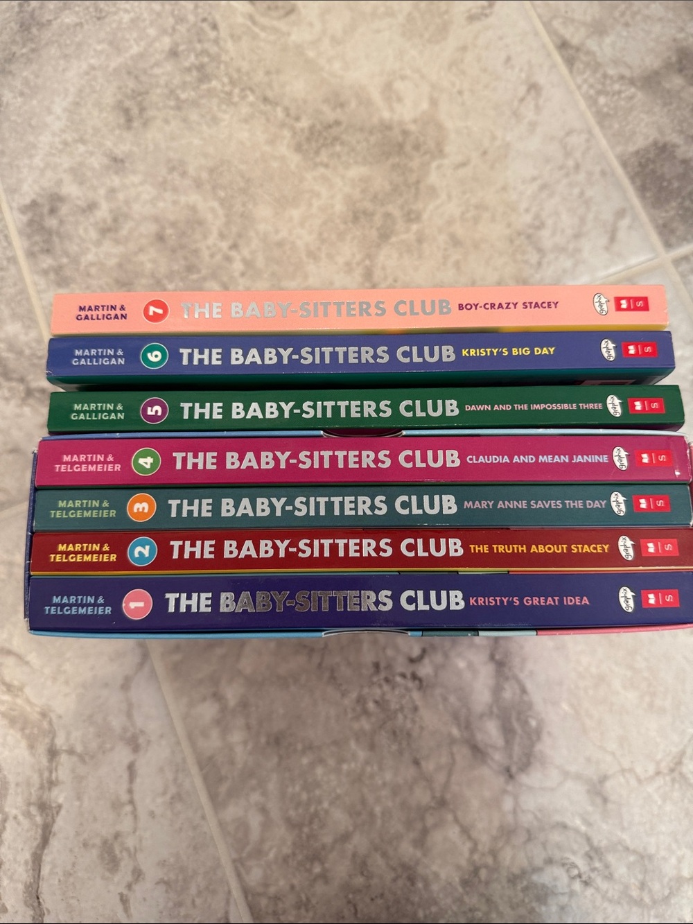 The Baby-Sitters Club 7-Book Kids Paperback Set - Assorted Colors